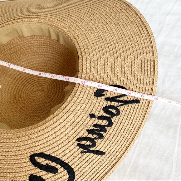 Magid GOING COASTAL Floppy Sun Hat Wide Brim Straw Sun Protection Beach Vacation - Picture 6 of 9